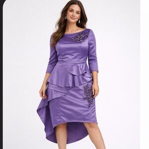 STYLEWE Elegant lavander dress